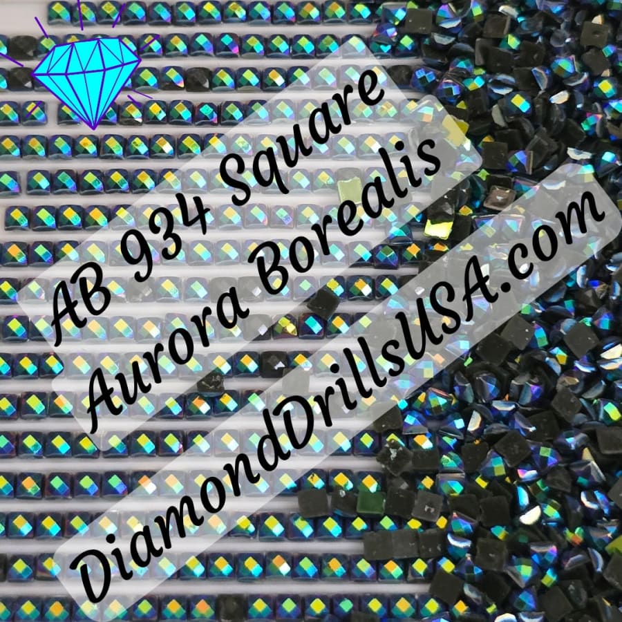 AB 934 SQUARE Aurora Borealis 5D Diamond Painting Drills