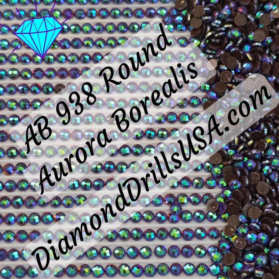 AB 938 ROUND Aurora Borealis 5D Diamond Painting Drills
