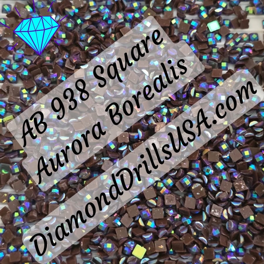 AB 938 SQUARE Aurora Borealis 5D Diamond Painting Drills
