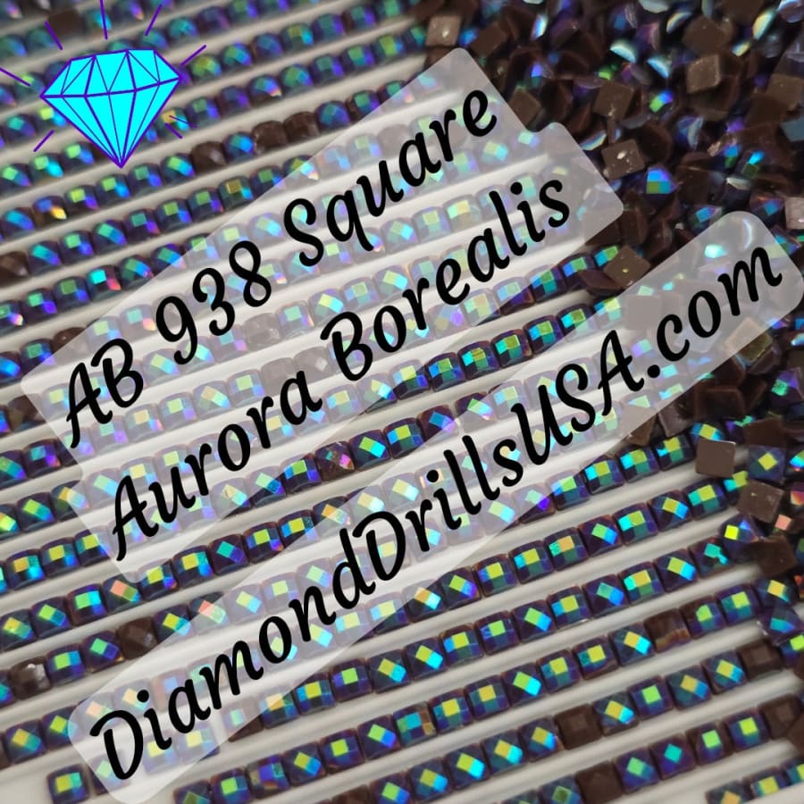 AB 938 SQUARE Aurora Borealis 5D Diamond Painting Drills