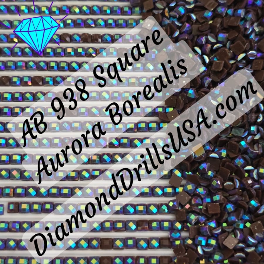 AB 938 SQUARE Aurora Borealis 5D Diamond Painting Drills