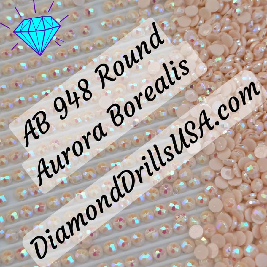 AB 948 ROUND Aurora Borealis 5D Diamond Painting Drills