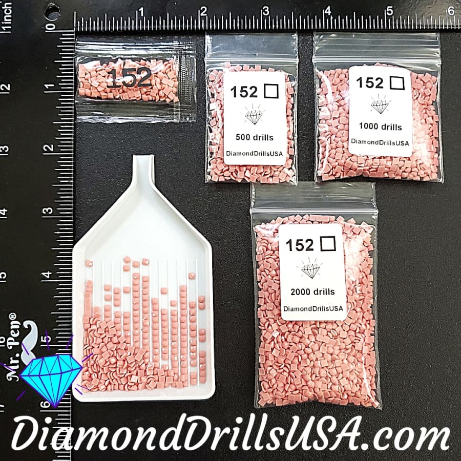 DMC 152 SQUARE 5D Diamond Painting Drills Beads 152 Medium
