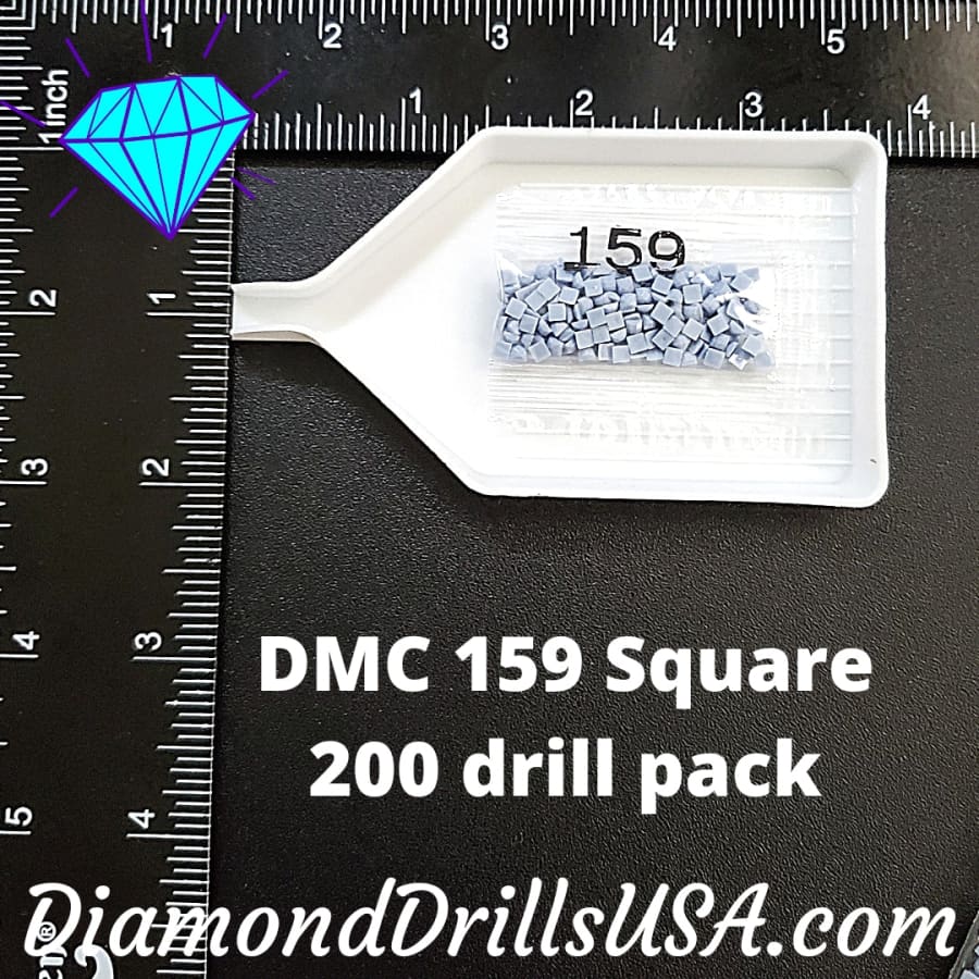 DMC 159 SQUARE 5D Diamond Painting Drills Beads DMC 159