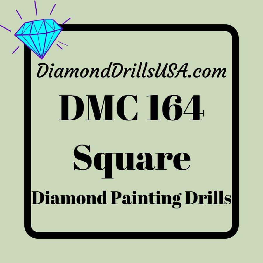 DMC 164 SQUARE 5D Diamond Painting Drills Beads DMC 164
