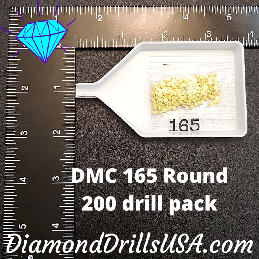 DMC 165 ROUND 5D Diamond Painting Drills Beads DMC 165 Very