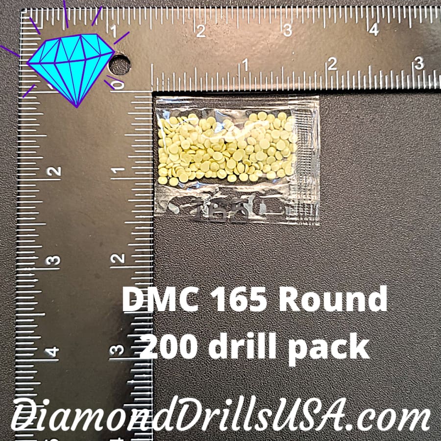 DMC 165 ROUND 5D Diamond Painting Drills Beads DMC 165 Very