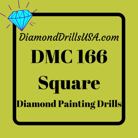 DMC 166 SQUARE 5D Diamond Painting Drills Beads DMC 166