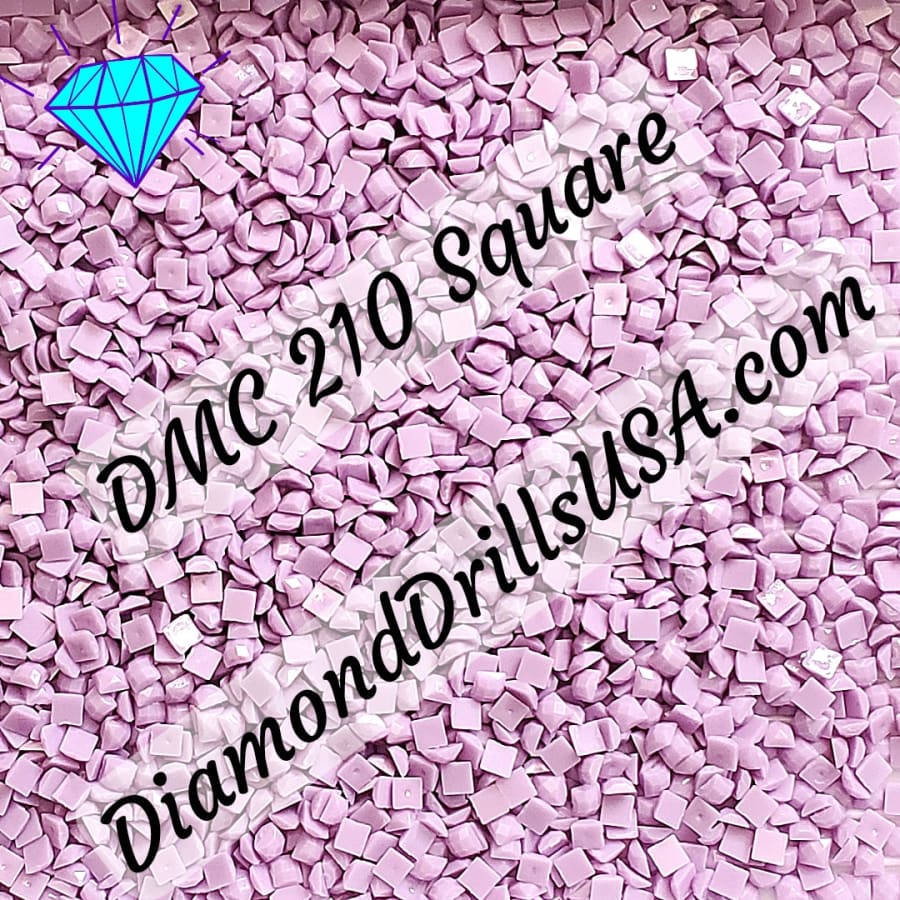 DMC 210 SQUARE 5D Diamond Painting Drills Beads DMC 210