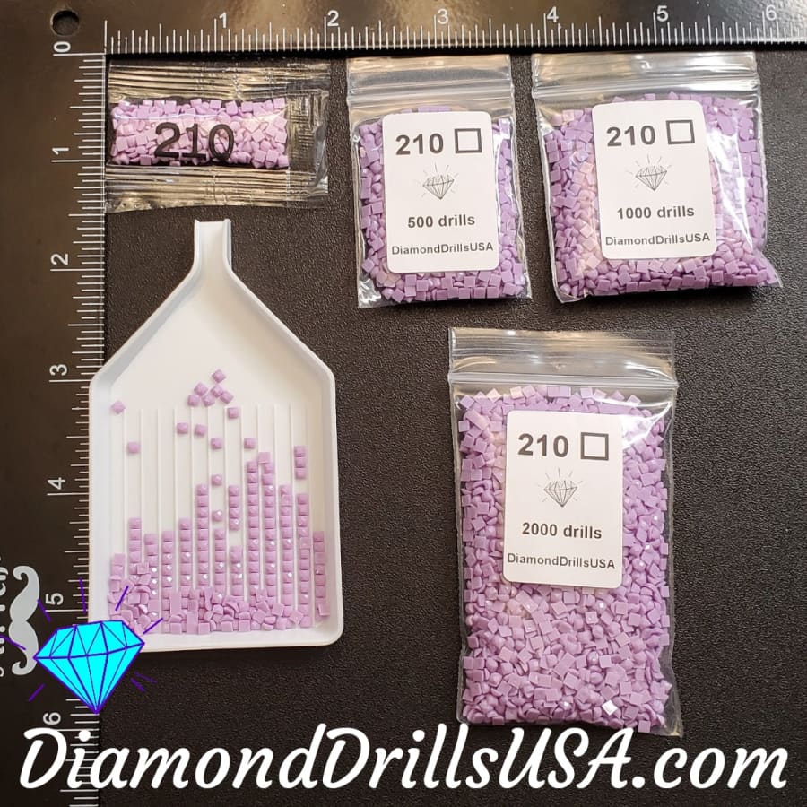 DMC 210 SQUARE 5D Diamond Painting Drills Beads DMC 210