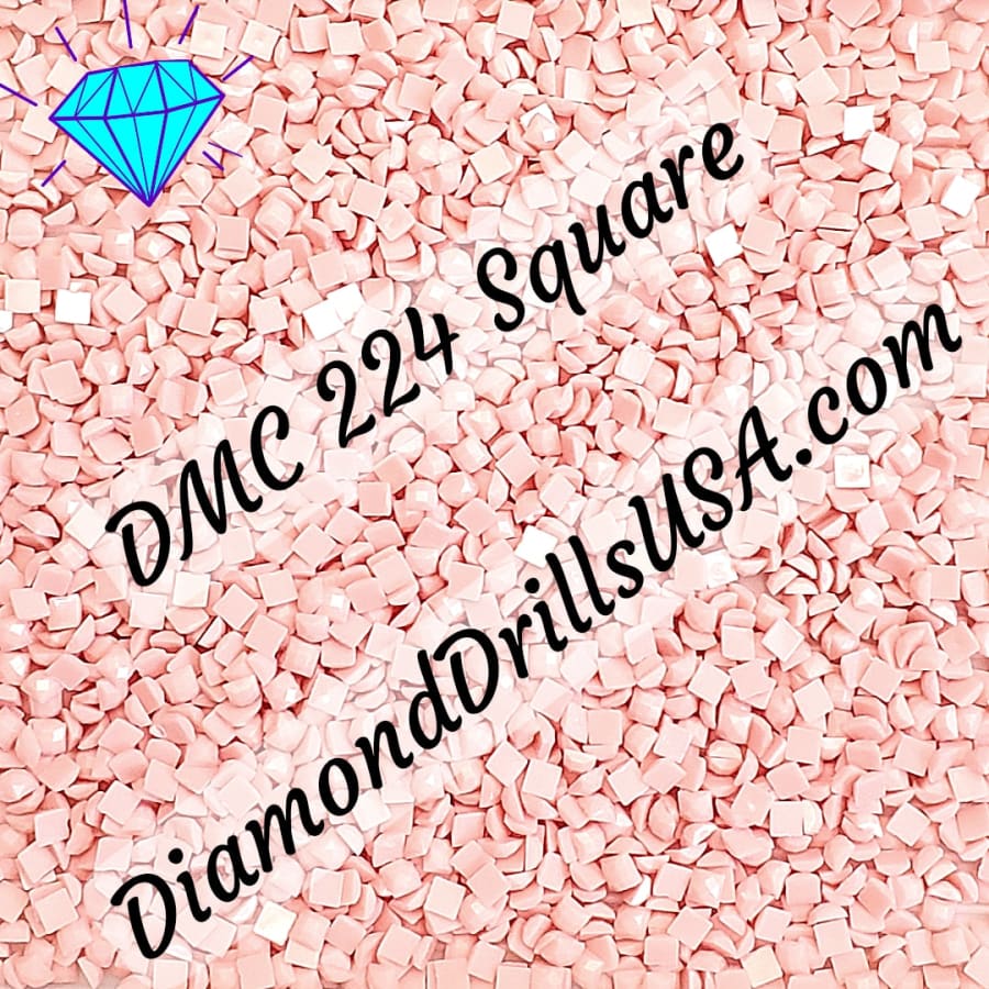 DMC 224 SQUARE 5D Diamond Painting Drills Beads DMC 224 Very