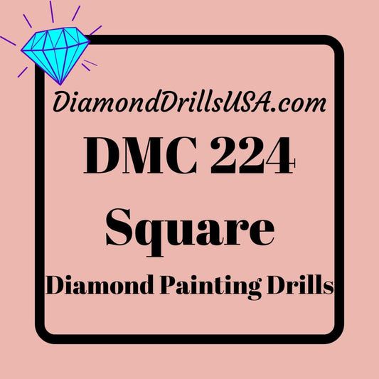 DMC 224 SQUARE 5D Diamond Painting Drills Beads DMC 224 Very