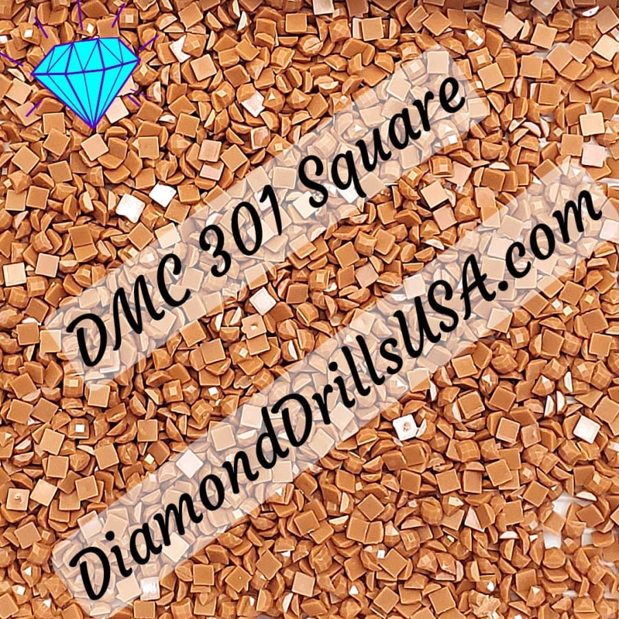 DMC 301 SQUARE 5D Diamond Painting Drills Beads DMC 301