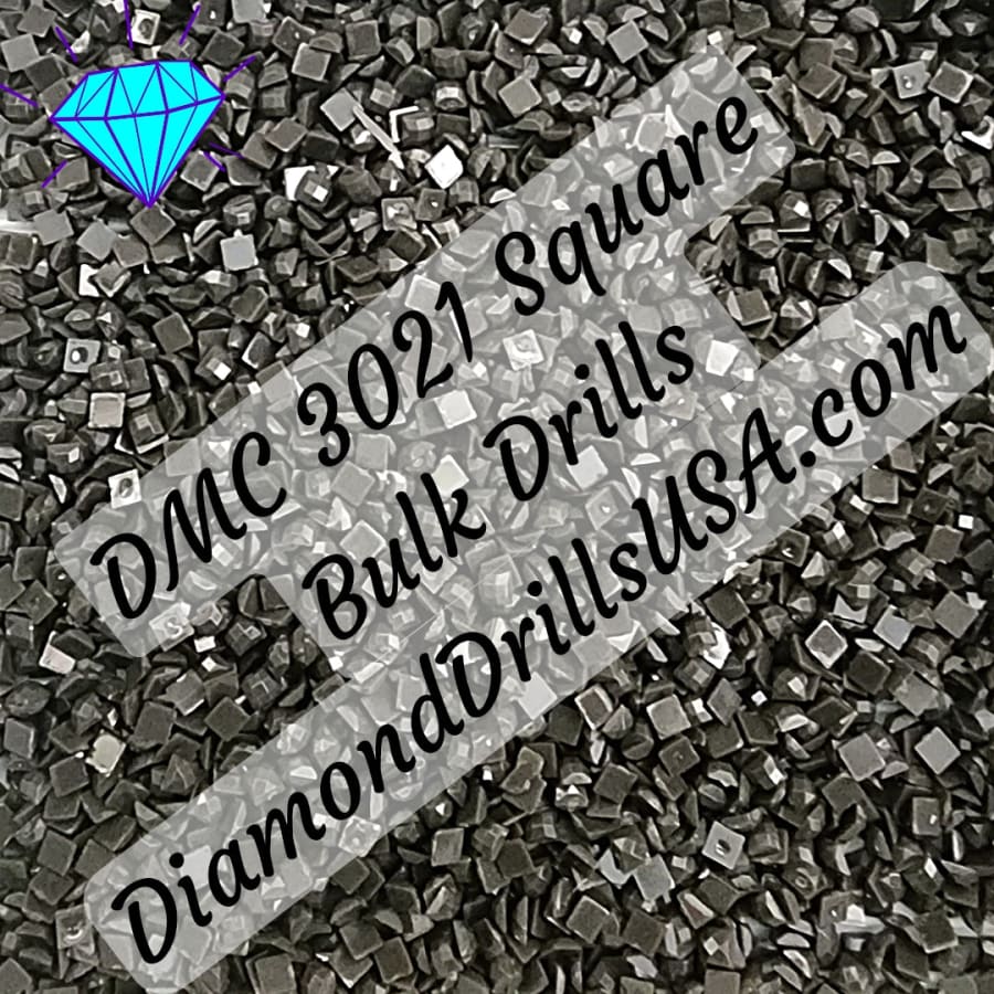 DMC 3021 SQUARE 5D Diamond Painting Drills Beads DMC 3021