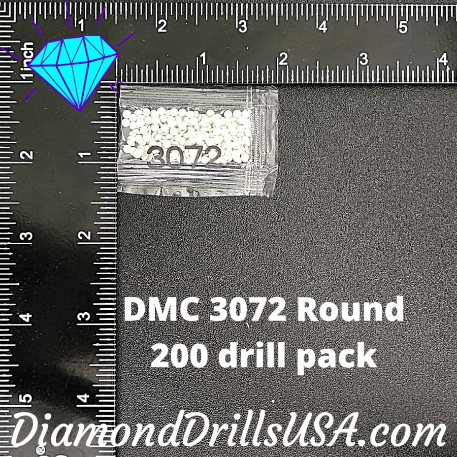 DMC 3072 ROUND 5D Diamond Painting Drills Beads DMC 3072