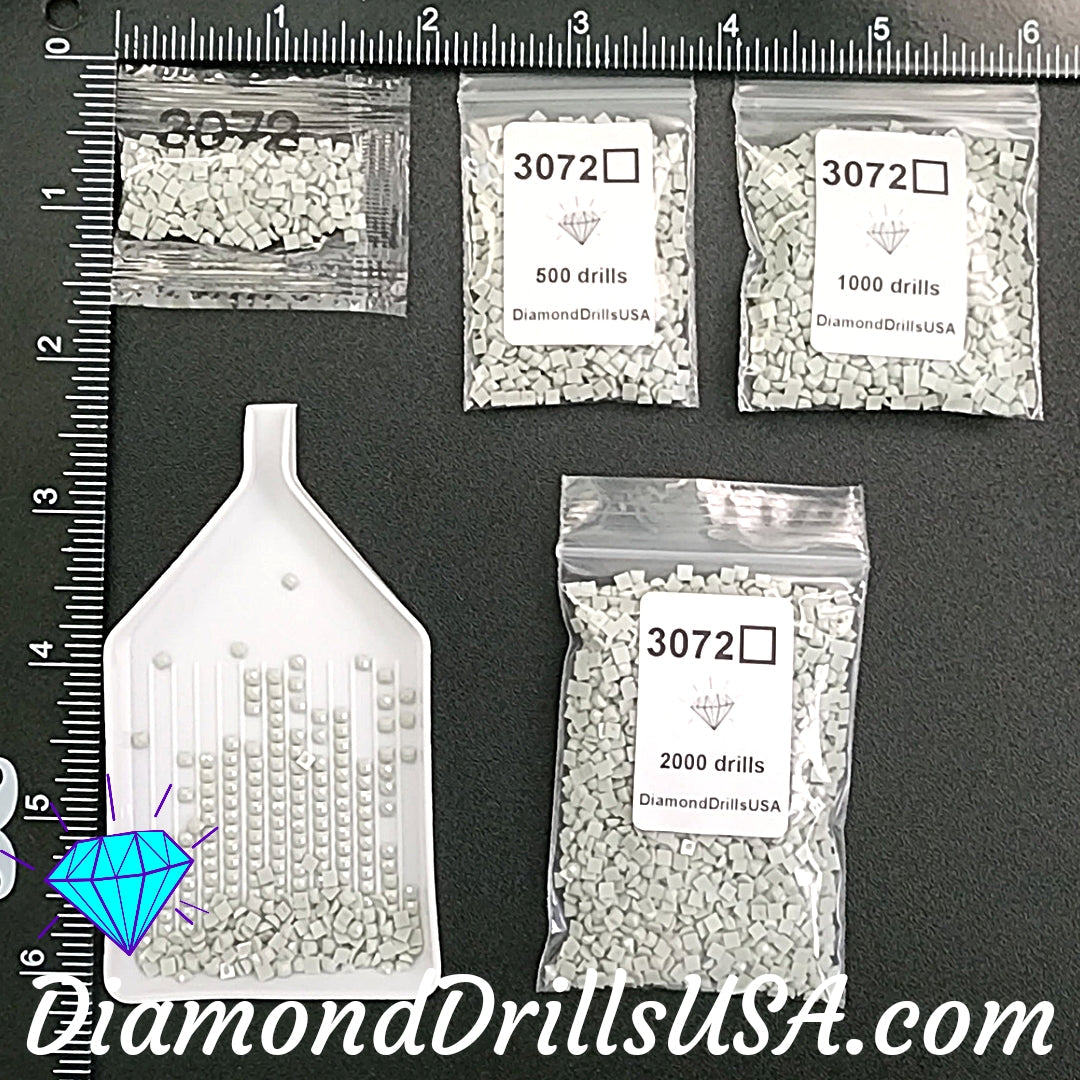 DMC 3072 SQUARE 5D Diamond Painting Drills Beads DMC 3072
