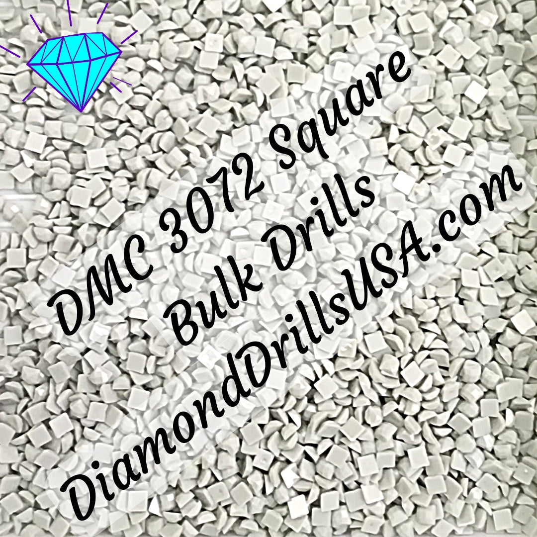 DMC 3072 SQUARE 5D Diamond Painting Drills Beads DMC 3072