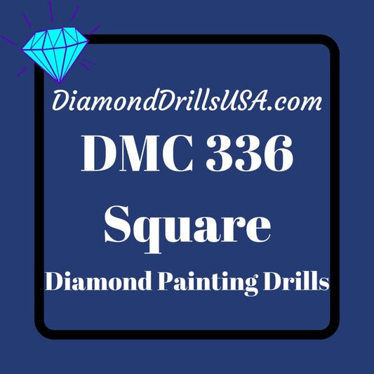DMC 336 SQUARE 5D Diamond Painting Drills Beads DMC 336 Navy