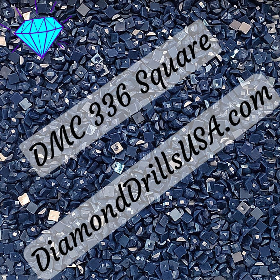 DMC 336 SQUARE 5D Diamond Painting Drills Beads DMC 336 Navy