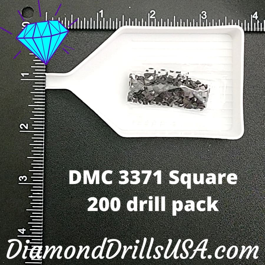 DMC 3371 SQUARE 5D Diamond Painting Drills Beads DMC 3371
