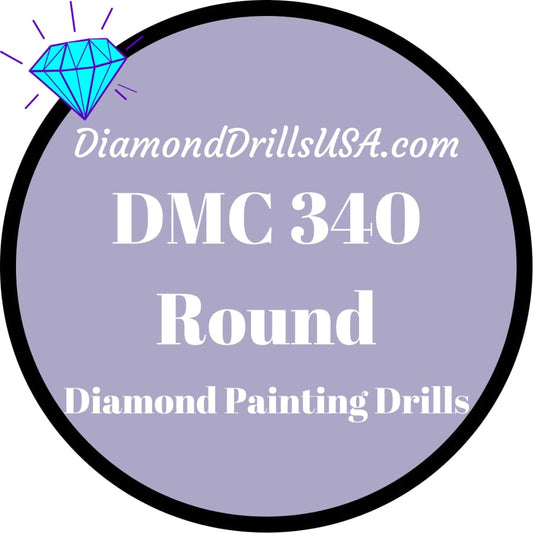 DMC 340 ROUND 5D Diamond Painting Drills Beads DMC 340
