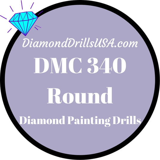 DMC 340 ROUND 5D Diamond Painting Drills Beads DMC 340 