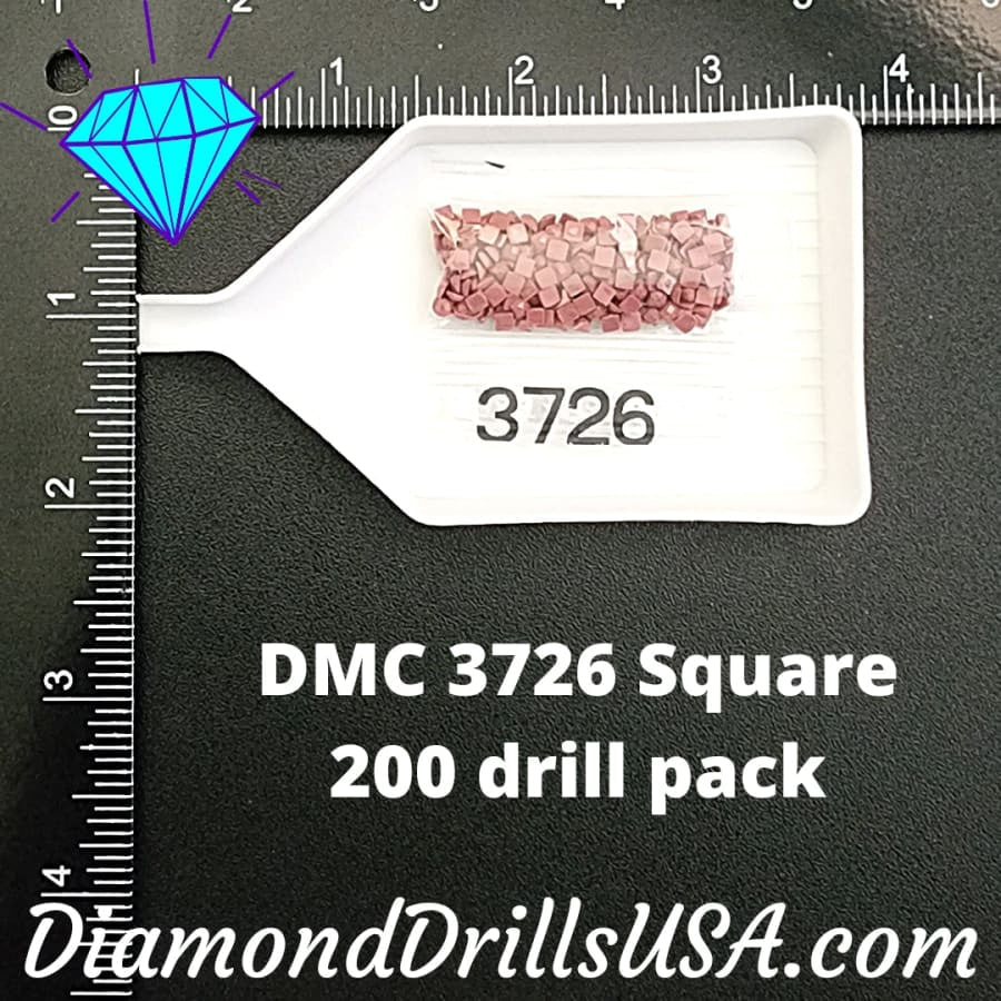 DMC 3726 SQUARE 5D Diamond Painting Drills Beads DMC 3726