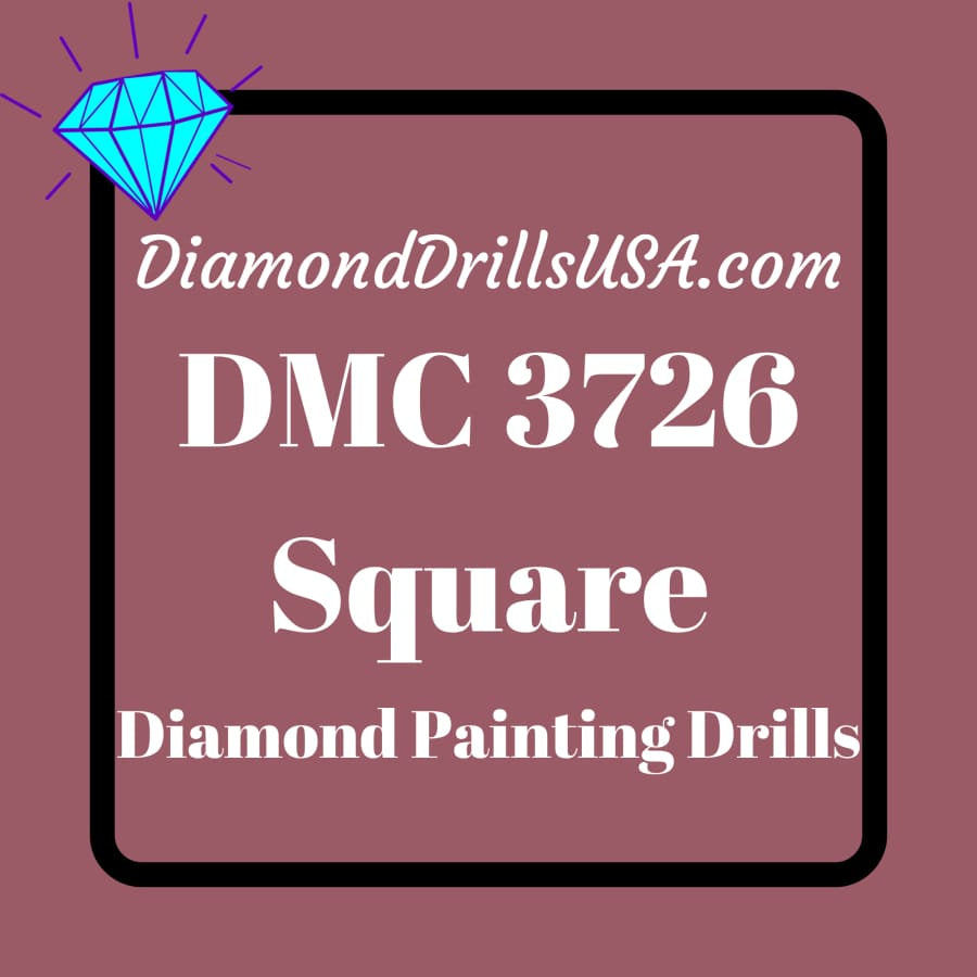 DMC 3726 SQUARE 5D Diamond Painting Drills Beads DMC 3726