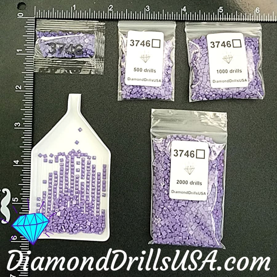 DMC 3746 SQUARE 5D Diamond Painting Drills Beads DMC 3746