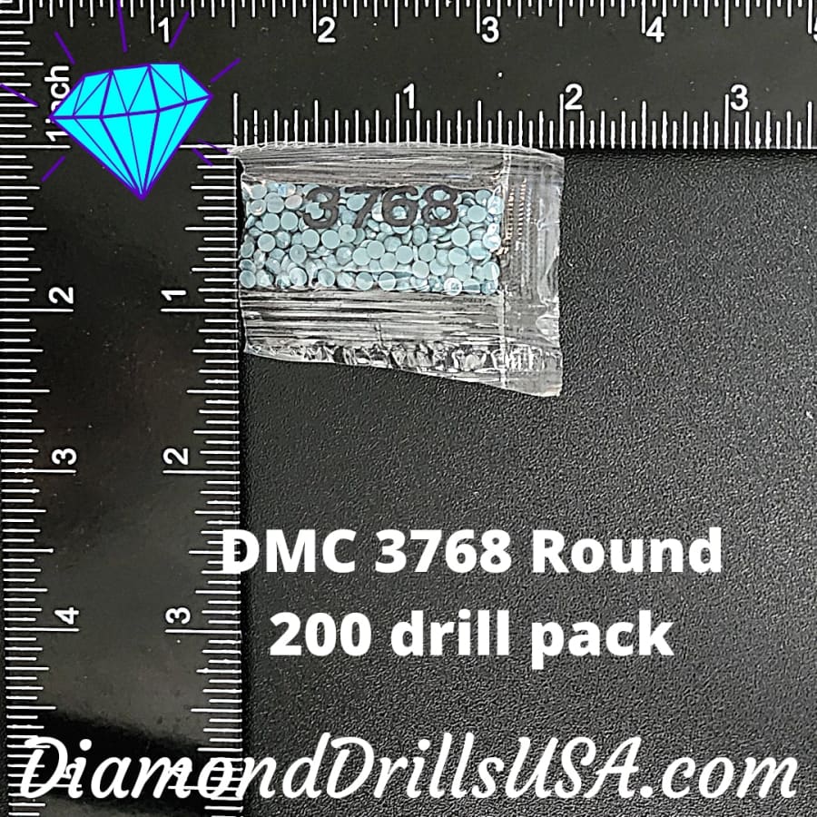 DMC 3768 ROUND 5D Diamond Painting Drills Beads DMC 3768