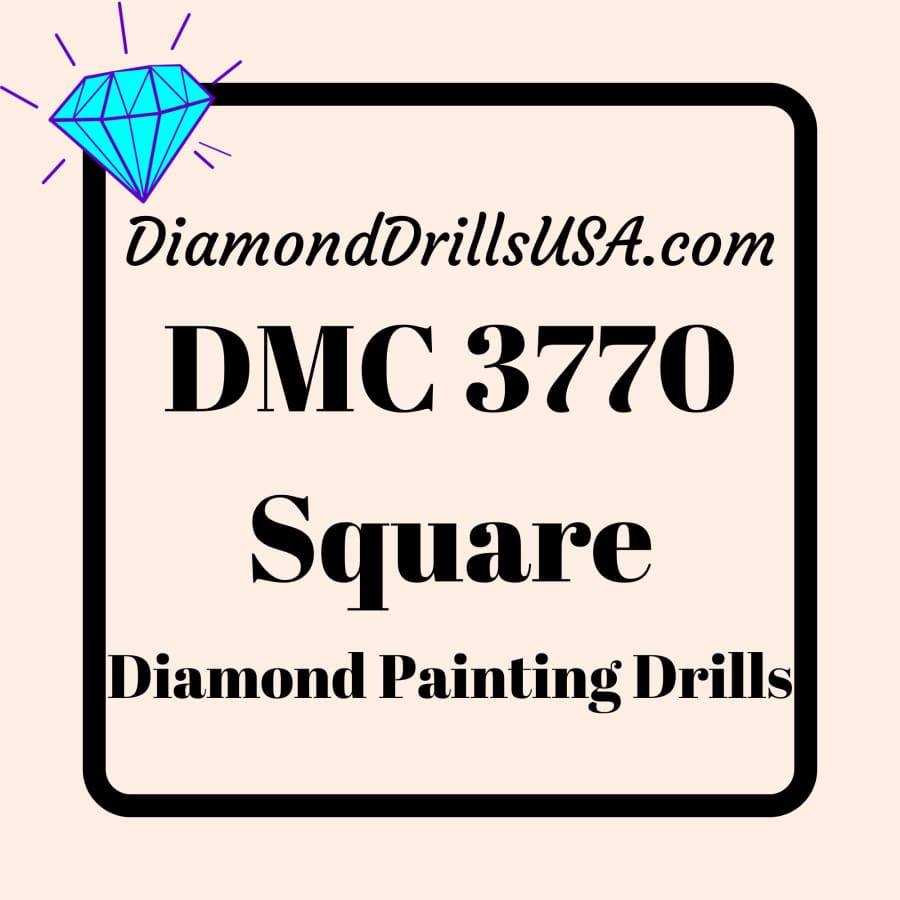DMC 3770 SQUARE 5D Diamond Painting Drills Beads DMC 3770