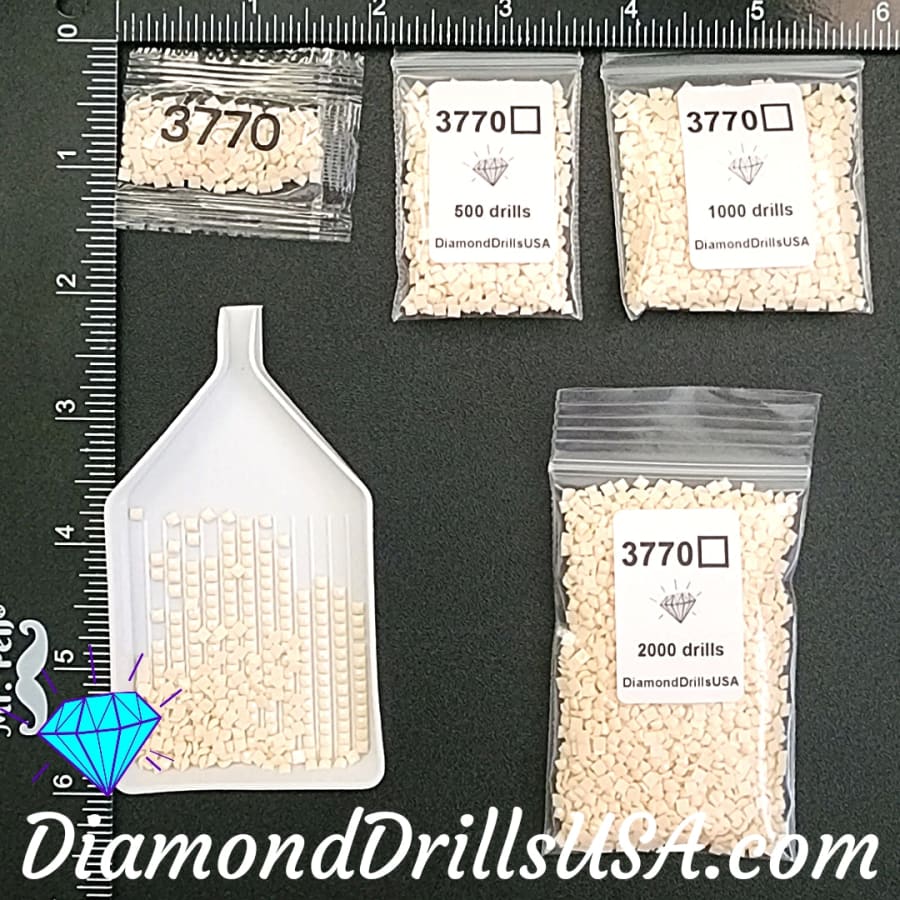 DMC 3770 SQUARE 5D Diamond Painting Drills Beads DMC 3770