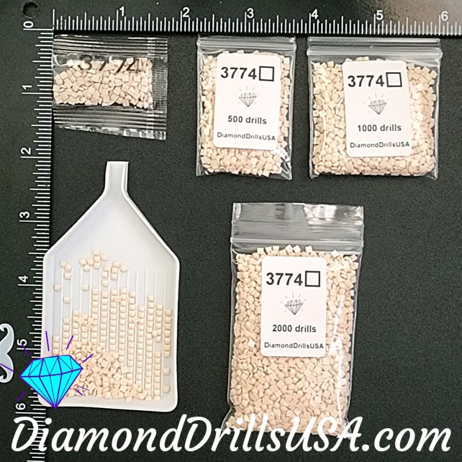 DMC 3774 SQUARE 5D Diamond Painting Drills Beads DMC 3774