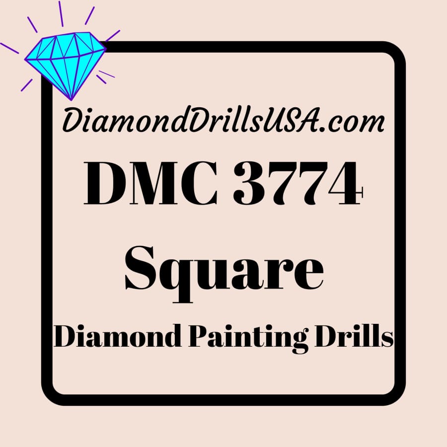 DMC 3774 SQUARE 5D Diamond Painting Drills Beads DMC 3774