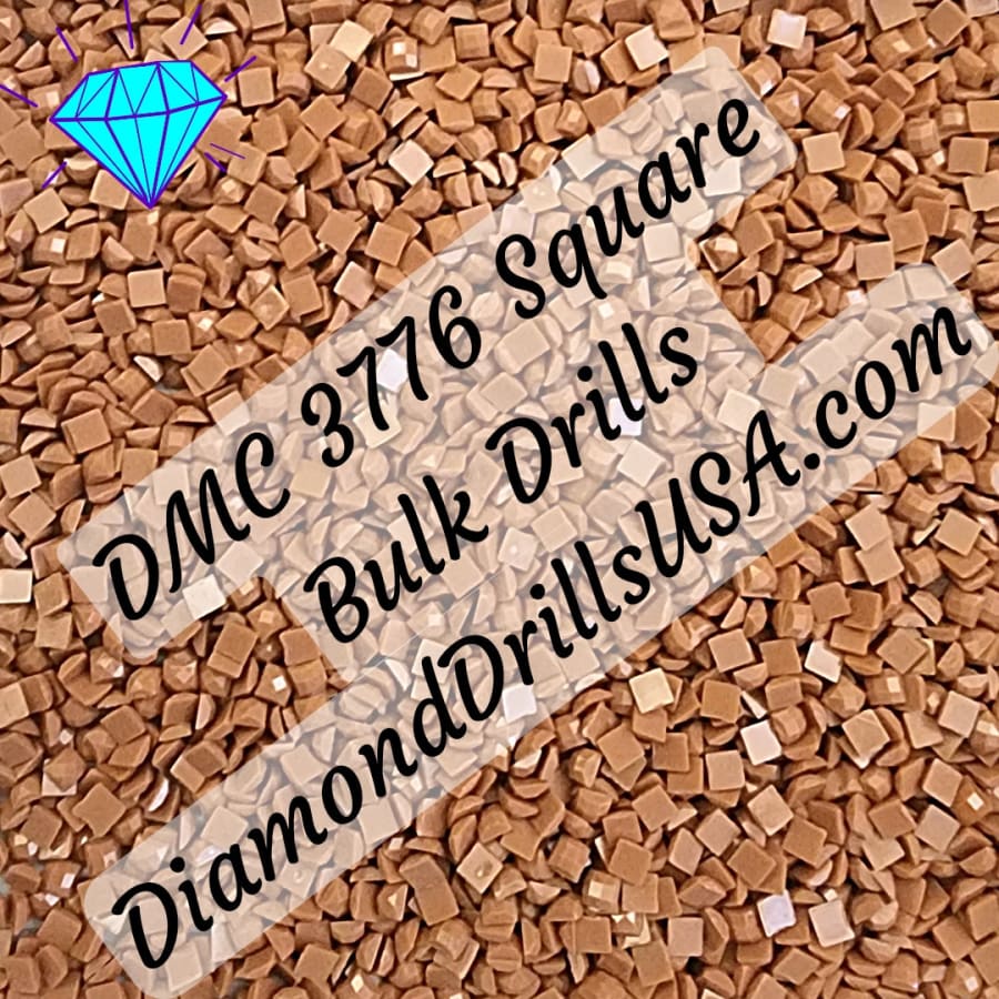 DMC 3776 SQUARE 5D Diamond Painting Drills Beads DMC 3776