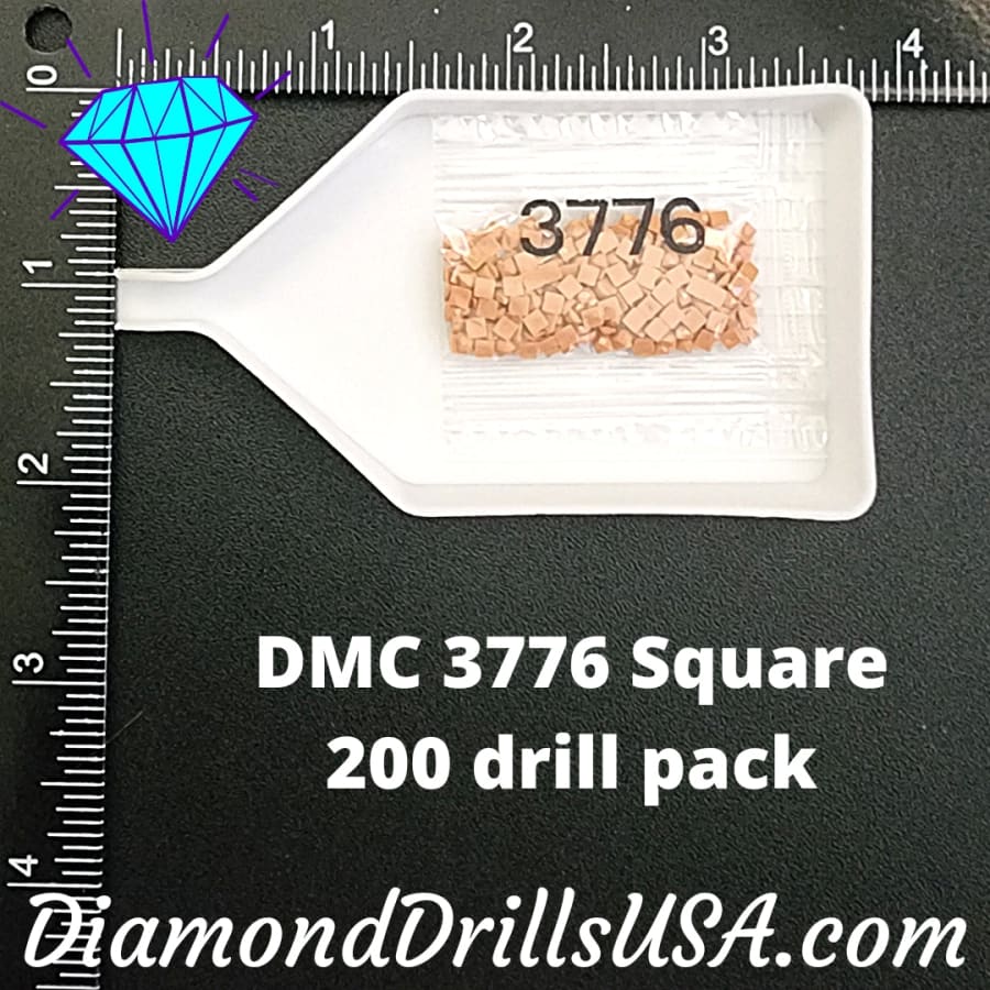 DMC 3776 SQUARE 5D Diamond Painting Drills Beads DMC 3776