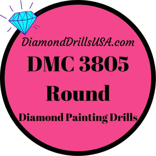 DMC 3805 ROUND 5D Diamond Painting Drills Beads DMC 3805 