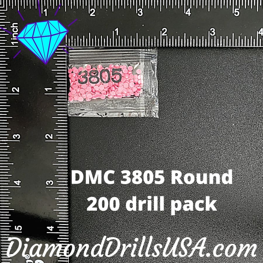 DMC 3805 ROUND 5D Diamond Painting Drills Beads DMC 3805