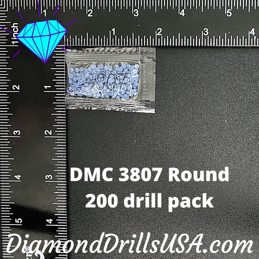 DMC 3807 ROUND 5D Diamond Painting Drills Beads DMC 3807