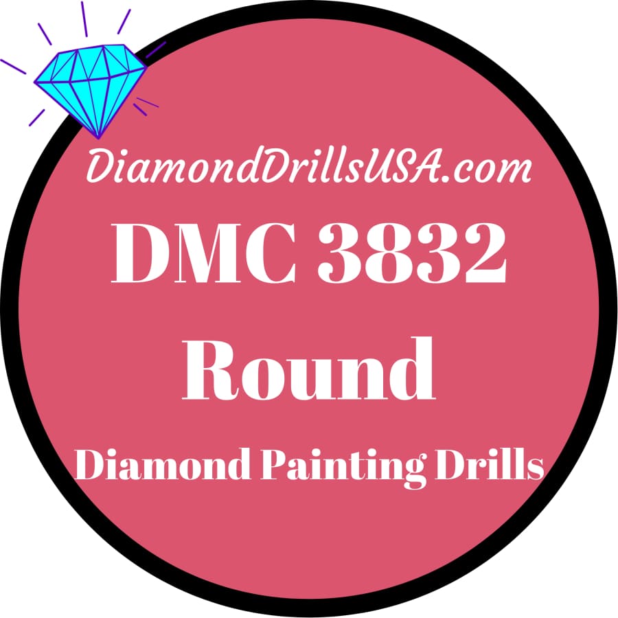 DMC 3832 ROUND 5D Diamond Painting Drills Beads DMC 3832