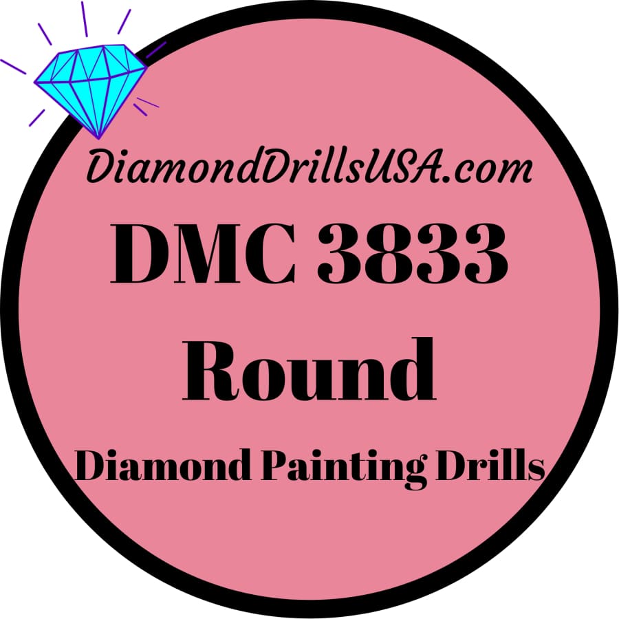 DMC 3833 ROUND 5D Diamond Painting Drills Beads DMC 3833
