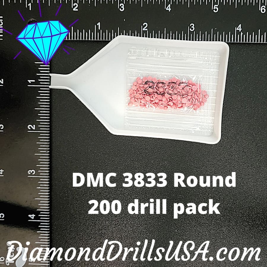 DMC 3833 ROUND 5D Diamond Painting Drills Beads DMC 3833