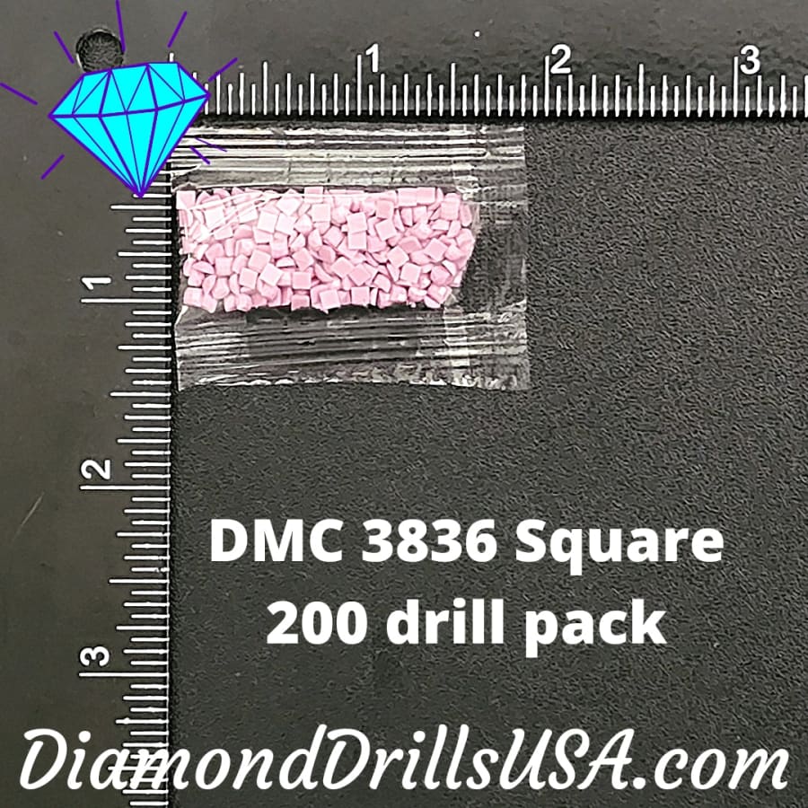 DMC 3836 SQUARE 5D Diamond Painting Drills Beads DMC 3836