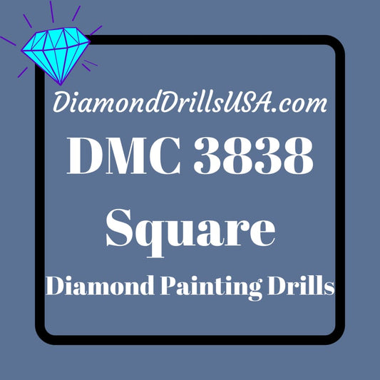 DMC 3838 SQUARE 5D Diamond Painting Drills Beads DMC 3838
