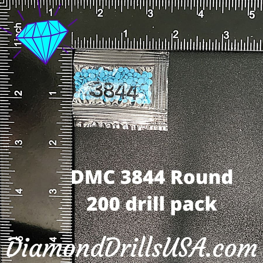 DMC 3844 ROUND 5D Diamond Painting Drills Beads DMC 3844