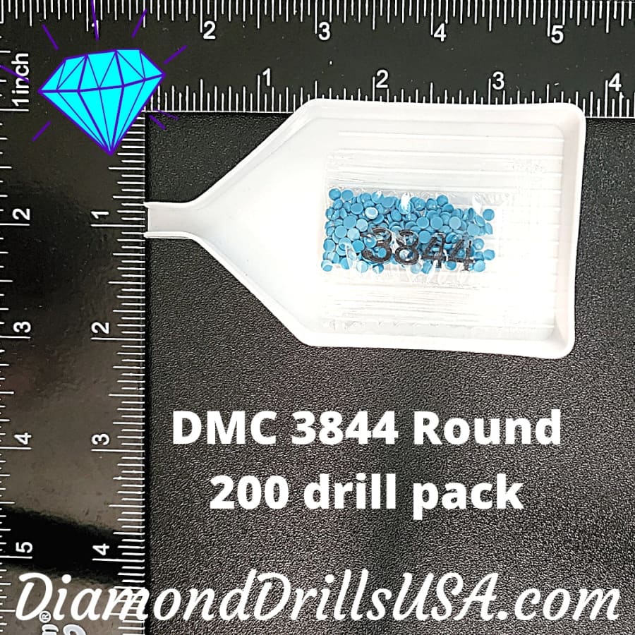 DMC 3844 ROUND 5D Diamond Painting Drills Beads DMC 3844
