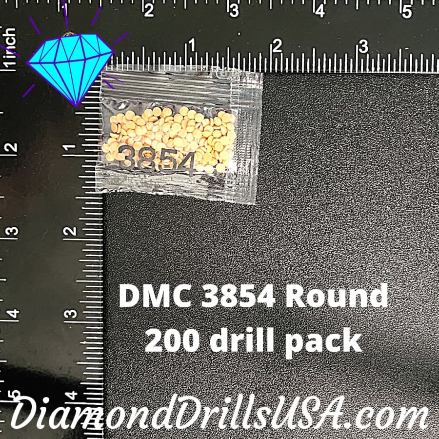 DMC 3854 ROUND 5D Diamond Painting Drills Beads DMC 3854