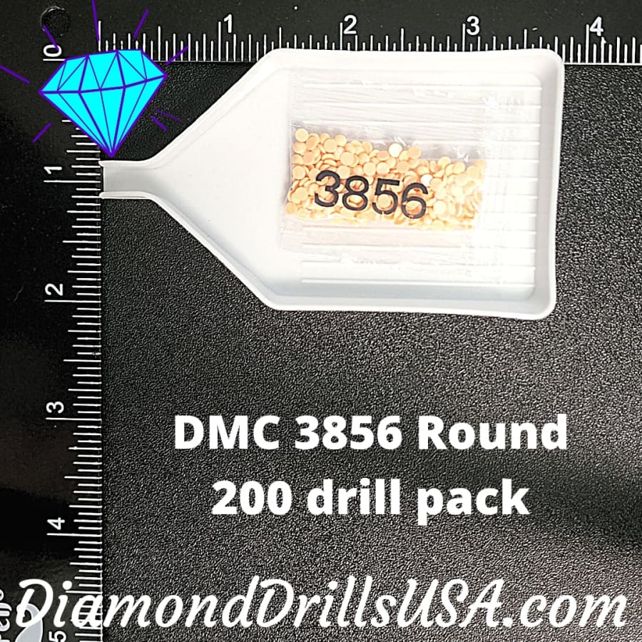 DMC 3856 ROUND 5D Diamond Painting Drills Beads DMC 3856