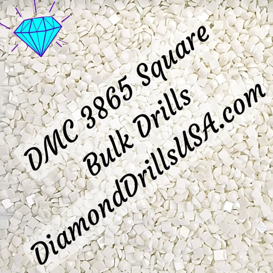 DMC 3865 SQUARE 5D Diamond Painting Drills Beads DMC 3865
