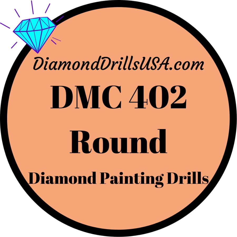 DMC 402 ROUND 5D Diamond Painting Drills Beads DMC 402 Very